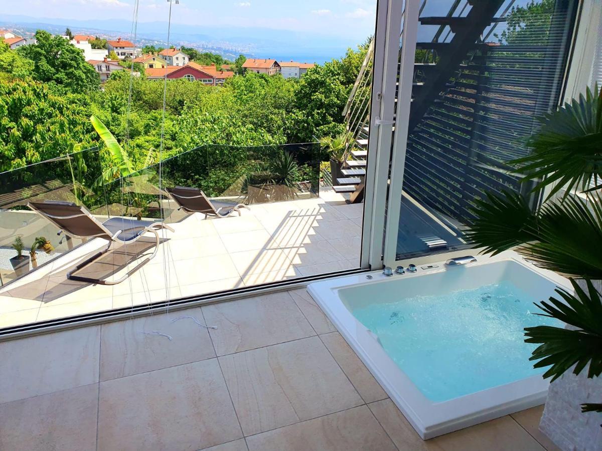 Penthouse Jacuzzi & Pool Apartmants Opatija Exterior photo